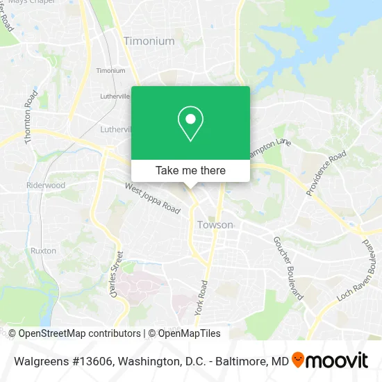 Walgreens #13606 map