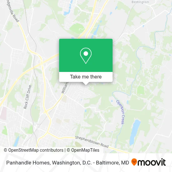 Panhandle Homes map