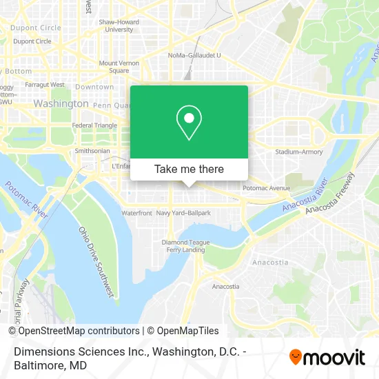 Dimensions Sciences Inc. map