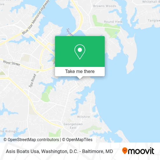 Asis Boats Usa map