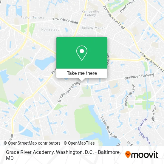 Grace River Academy map