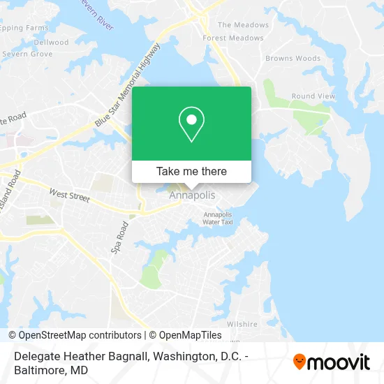 Delegate Heather Bagnall map