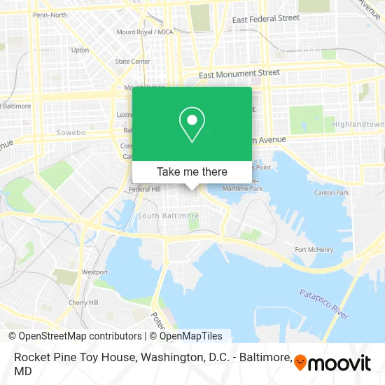 Rocket Pine Toy House map