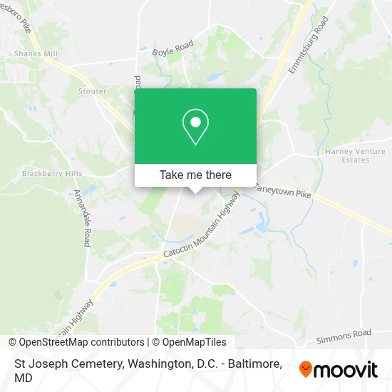St Joseph Cemetery map