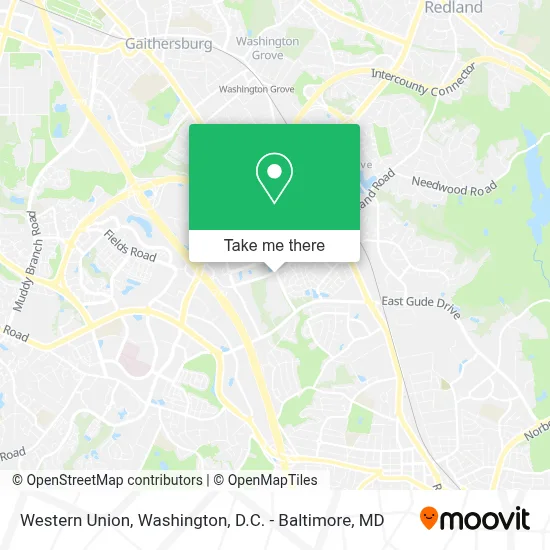 Western Union map