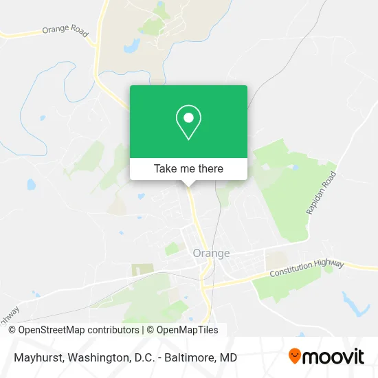 Mayhurst map