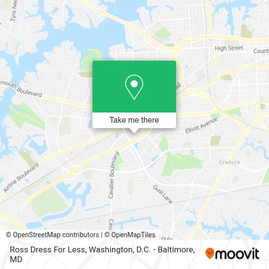 Ross Dress For Less map