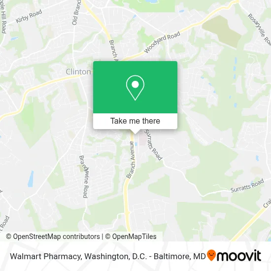 Walmart Pharmacy map
