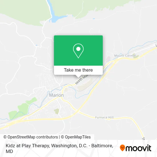 Kidz at Play Therapy map