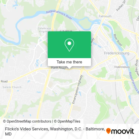 Flicko's Video Services map