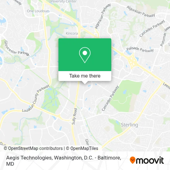 Aegis Technologies map