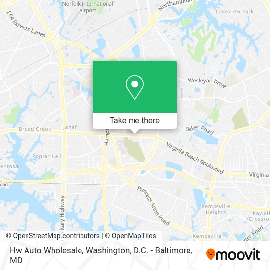Hw Auto Wholesale map