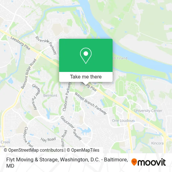 Flyt Moving & Storage map