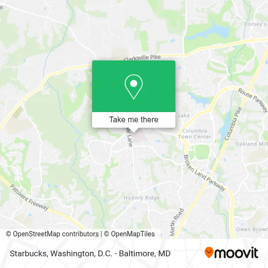 Starbucks map