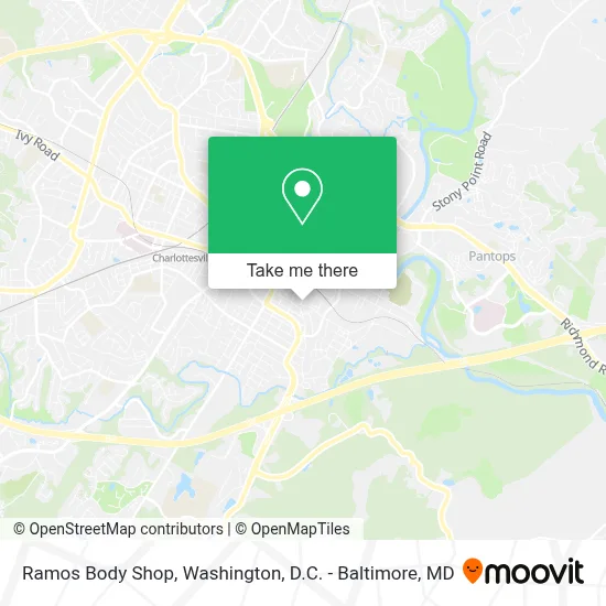 Ramos Body Shop map