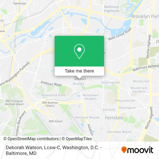 Deborah Watson, Lcsw-C map