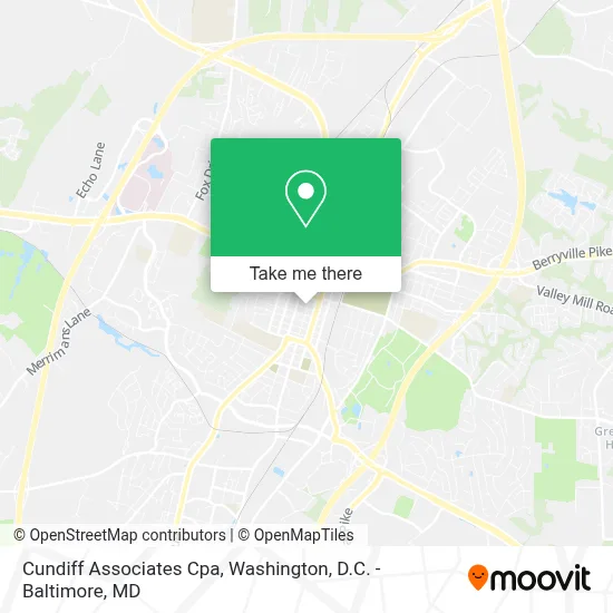 Cundiff Associates Cpa map
