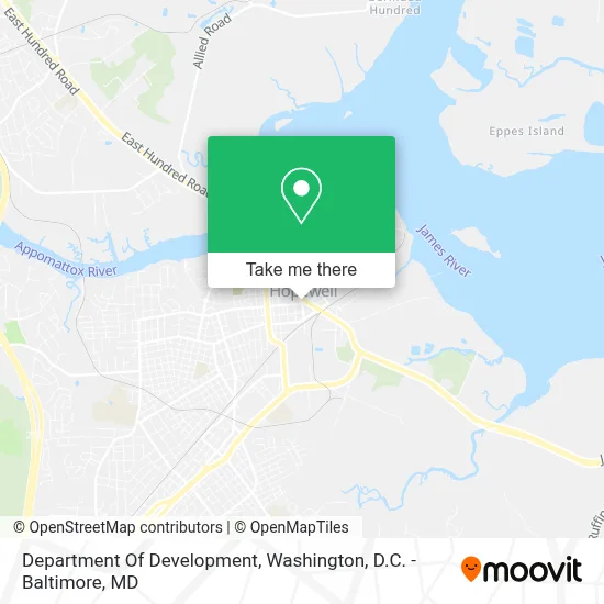 Department Of Development map