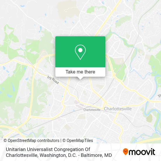 Unitarian Universalist Congregation Of Charlottesville map