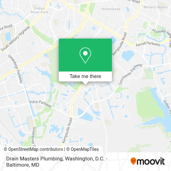Drain Masters Plumbing map