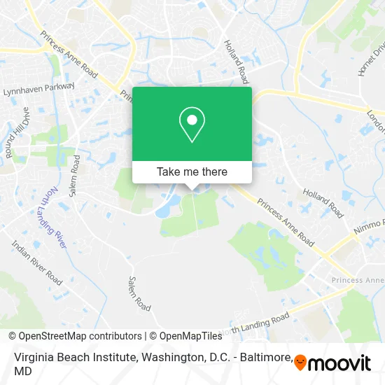 Virginia Beach Institute map
