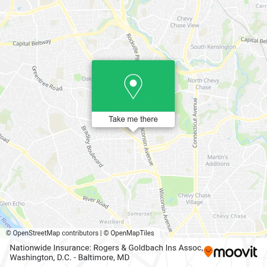 Nationwide Insurance: Rogers & Goldbach Ins Assoc map