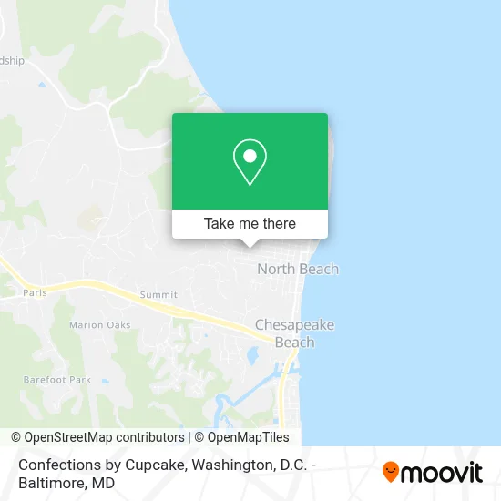 Confections by Cupcake map