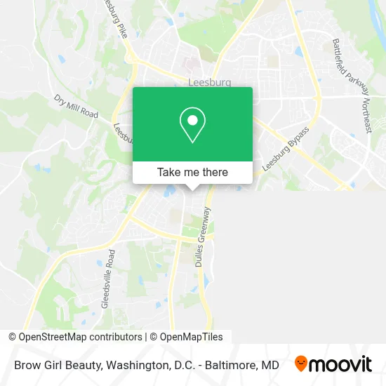 Brow Girl Beauty map