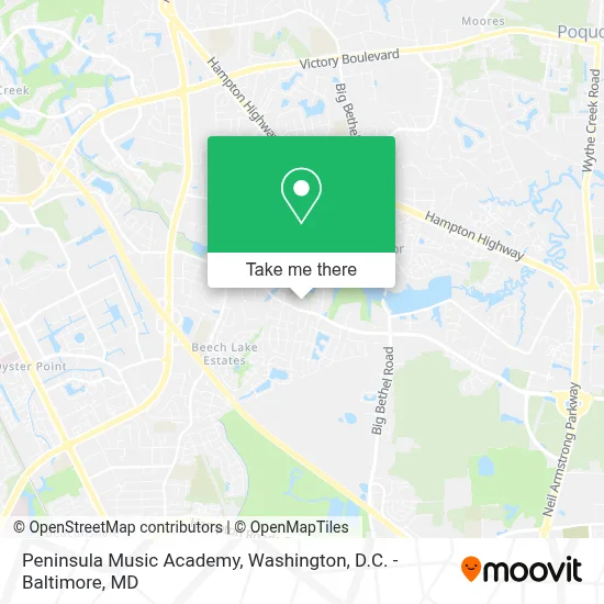 Peninsula Music Academy map