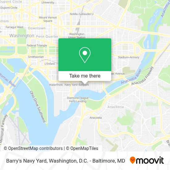 Barry's Navy Yard map