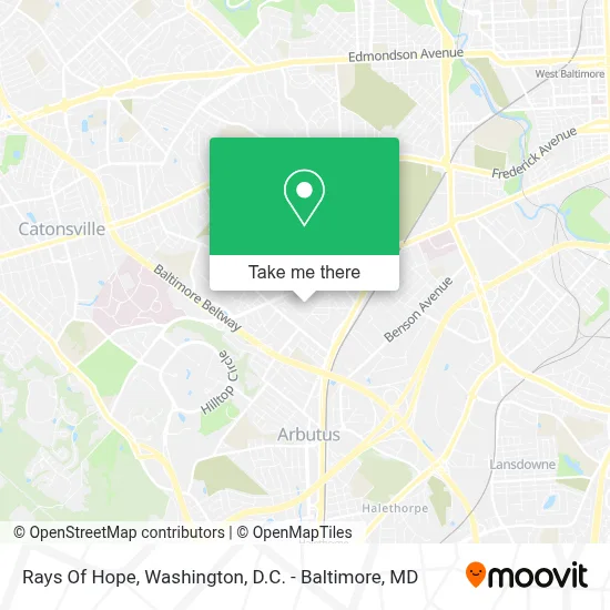 Rays Of Hope map