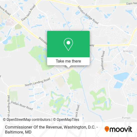 Commissioner Of the Revenue map