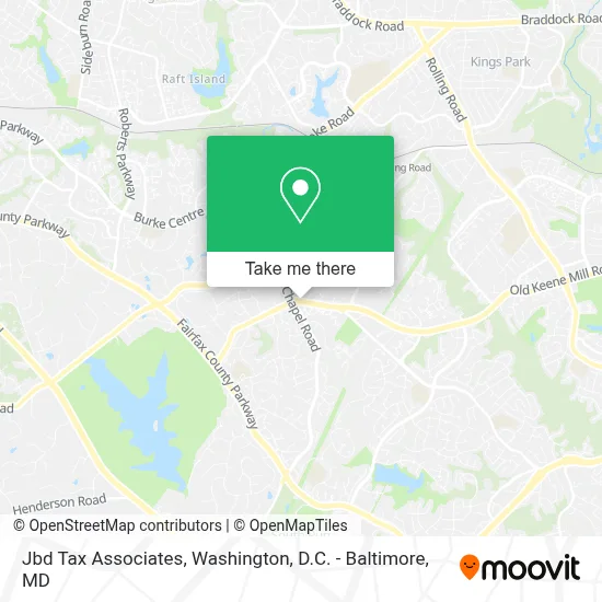 Jbd Tax Associates map