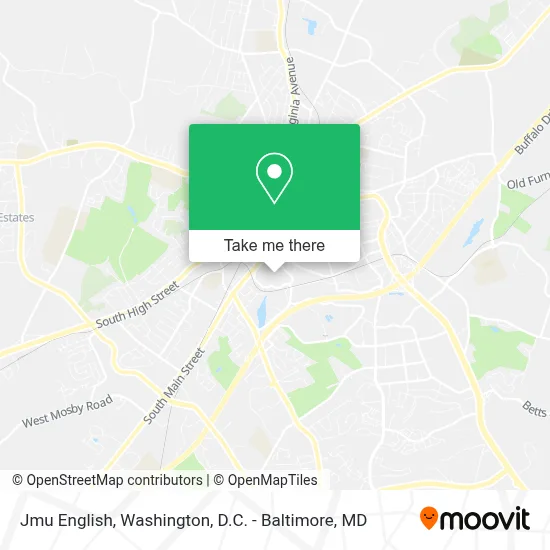 Jmu English map