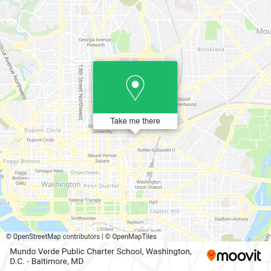 Mundo Verde Public Charter School map