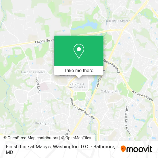 Finish Line at Macy's map
