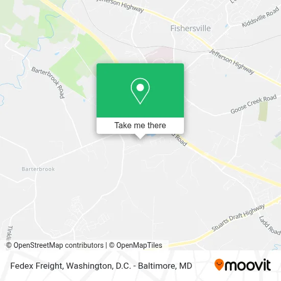 Fedex Freight map