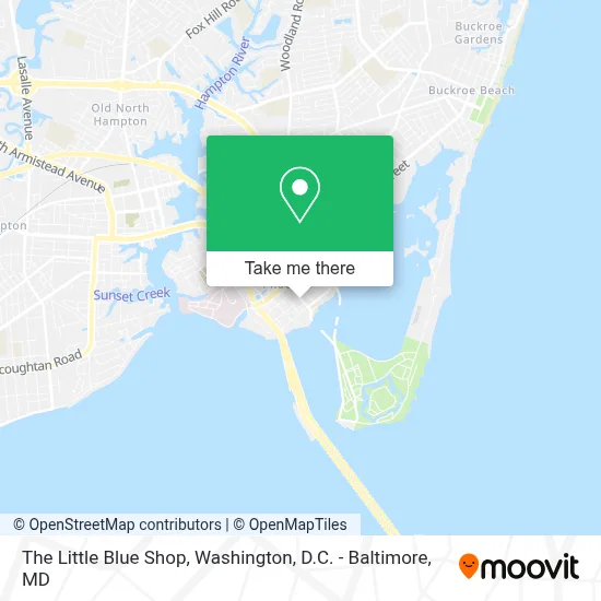 The Little Blue Shop map
