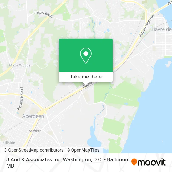 J And K Associates Inc map
