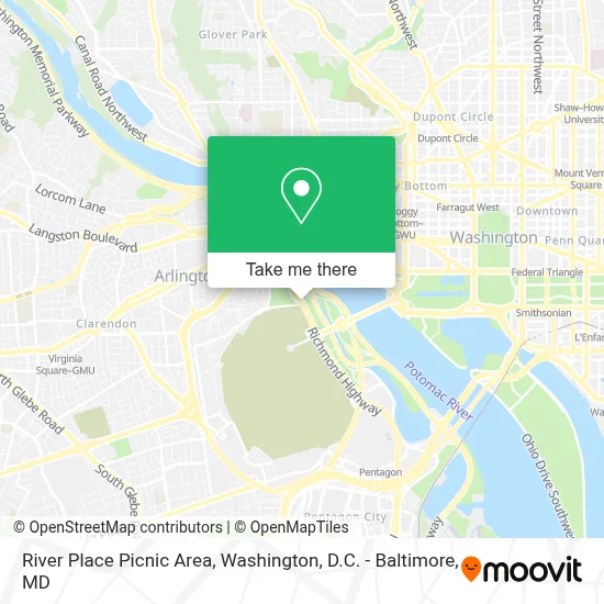 River Place Picnic Area map