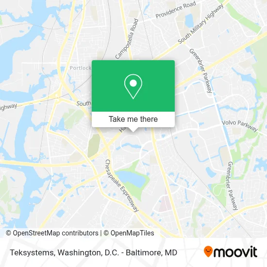 Teksystems map