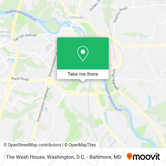 The Wash House map