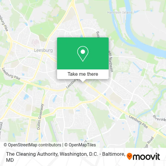 The Cleaning Authority map