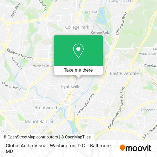 Global Audio Visual map