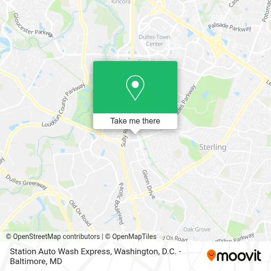 Station Auto Wash Express map