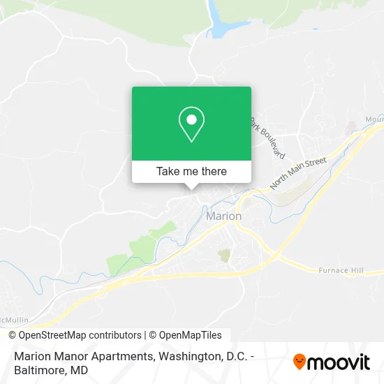 Marion Manor Apartments map