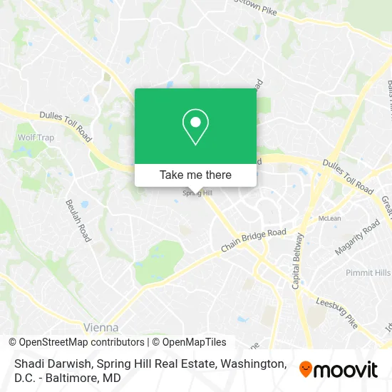 Shadi Darwish, Spring Hill Real Estate map