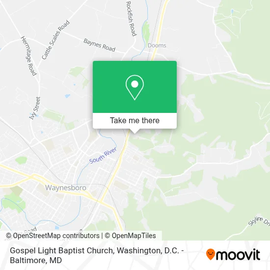 Gospel Light Baptist Church map