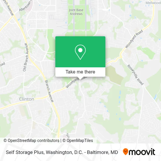 Self Storage Plus map