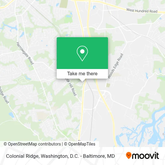 Colonial Ridge map